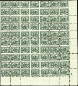 Sale 1107, Lot 756, Complete Sheets and Panes
