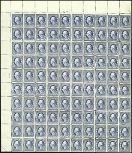 Sale 1107, Lot 759, Complete Sheets and Panes