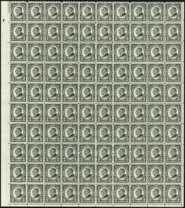 Sale 1107, Lot 775, Complete Sheets and Panes, Cont.