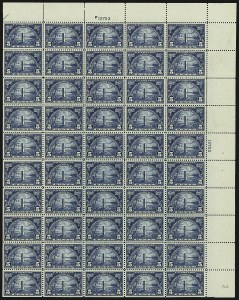 Sale 1107, Lot 776, Complete Sheets and Panes, Cont.