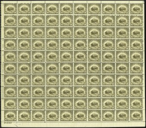 Sale 1107, Lot 782, Complete Sheets and Panes, Cont.