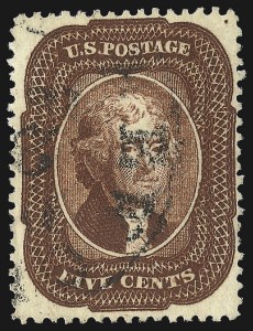Sale 1107, Lot 86, 1857-60 Issue (Scott 18-39)