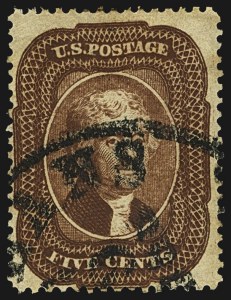 Sale 1107, Lot 87, 1857-60 Issue (Scott 18-39)