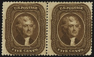 Sale 1107, Lot 90, 1857-60 Issue (Scott 18-39)