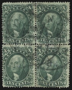 Sale 1107, Lot 96, 1857-60 Issue (Scott 18-39)