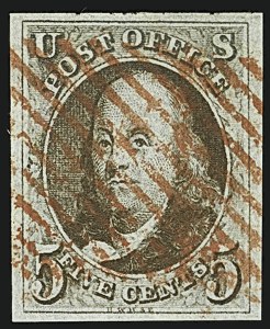 Sale 1108, Lot 2, 1847 Issue (Scott 1-2)