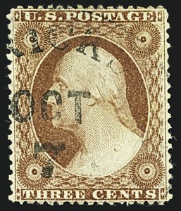 Sale 1108, Lot 24, 1857-60 Issue (Scott 18-39)
