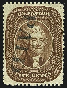 Sale 1108, Lot 28, 1857-60 Issue (Scott 18-39)