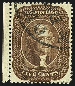 Sale 1108, Lot 29, 1857-60 Issue (Scott 18-39)