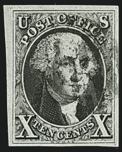 Sale 1108, Lot 3, 1847 Issue (Scott 1-2)