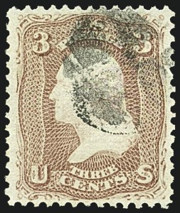 Sale 1108, Lot 59, 1867-68 Grilled Issue (Scott 83-101)