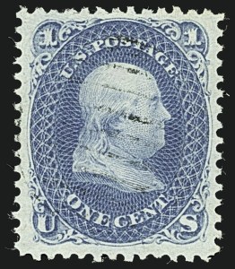 Sale 1108, Lot 63, 1867-68 Grilled Issue (Scott 83-101)