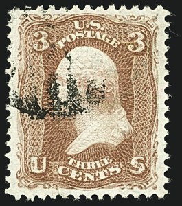 Sale 1108, Lot 65, 1867-68 Grilled Issue (Scott 83-101)