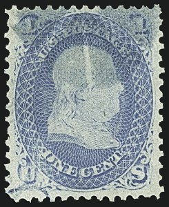 Sale 1108, Lot 69, 1867-68 Grilled Issue (Scott 83-101)
