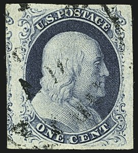 Sale Number 1108, Lot Number 7, 1851-56 Issue (Scott 6-17) Sale Number 1108, Lot Number 7, 1851-56 Issue (Scott 6-17)