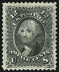 Sale 1108, Lot 73, 1867-68 Grilled Issue (Scott 83-101)