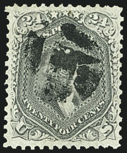 Sale 1108, Lot 75, 1867-68 Grilled Issue (Scott 83-101)