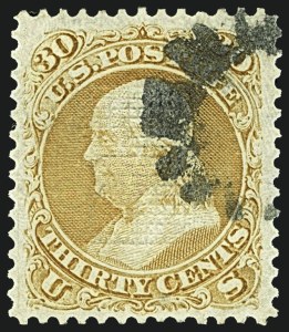 Sale 1108, Lot 76, 1867-68 Grilled Issue (Scott 83-101)