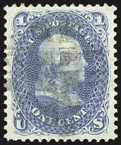 Sale 1108, Lot 78, 1875 Re-Issue of 1861-66 Issue (Scott 102-104)
