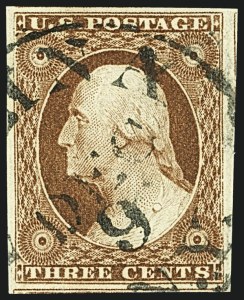 Sale Number 1108, Lot Number 9, 1851-56 Issue (Scott 6-17) Sale Number 1108, Lot Number 9, 1851-56 Issue (Scott 6-17)