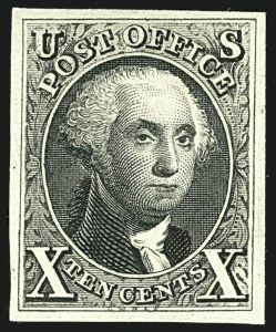 Sale 1109, Lot 377, 1875 Reproduction of 1847 Issue, Proofs