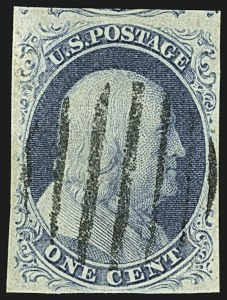 Sale Number 1109, Lot Number 385, 1c 1851-56 Issue, Off-Cover, Plate One Early (Scott 7-8A) Sale Number 1109, Lot Number 385, 1c 1851-56 Issue, Off-Cover, Plate One Early (Scott 7-8A)