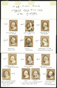 Sale 1109, Lot 411, 3c 1851-56 Issue, Off-Cover (Scott 10-11A)