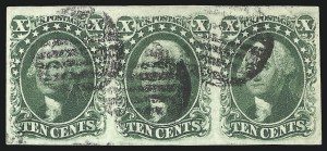 Sale 1109, Lot 431, 5c-10c 1851-56 Issue, Off-Cover (Scott 12-16)