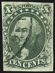 Sale 1109, Lot 434, 5c-10c 1851-56 Issue, Off-Cover (Scott 12-16)