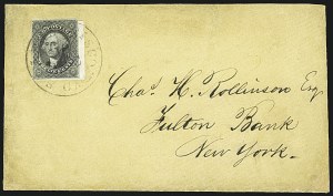 Sale 1109, Lot 477, 5c-12c 1851-56 Issue, On-Cover (Scott 12-17a)