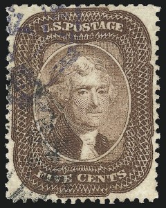 Sale Number 1109, Lot Number 495, 1c-5c 1857-60 Issue, Off-Cover (Scott 19-30A) Sale Number 1109, Lot Number 495, 1c-5c 1857-60 Issue, Off-Cover (Scott 19-30A)