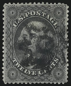 Sale 1109, Lot 506, 10c-30c 1857-60 Issue, Off-Cover (Scott 31-39)