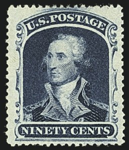 Sale 1109, Lot 510, 10c-30c 1857-60 Issue, Off-Cover (Scott 31-39)