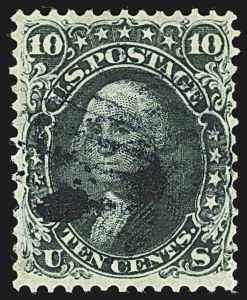 Sale 1109, Lot 564, 1861-66 Issue, Off-Cover (Scott 62B-68)