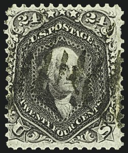 Sale 1109, Lot 583, 1861-66 Issue, Off-Cover, Cont. (Scott 69-78c)