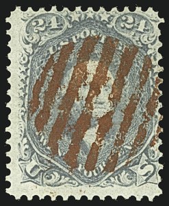 Sale 1109, Lot 590, 1861-66 Issue, Off-Cover, Cont. (Scott 69-78c)