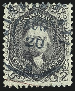 Sale 1109, Lot 592, 1861-66 Issue, Off-Cover, Cont. (Scott 69-78c)