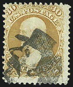 Sale 1109, Lot 593, 1861-66 Issue, Off-Cover, Cont. (Scott 69-78c)