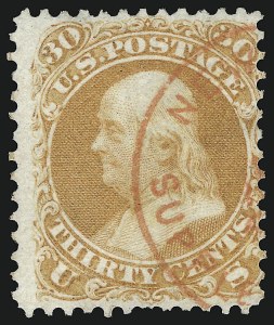 Sale 1109, Lot 597, 1861-66 Issue, Off-Cover, Cont. (Scott 69-78c)