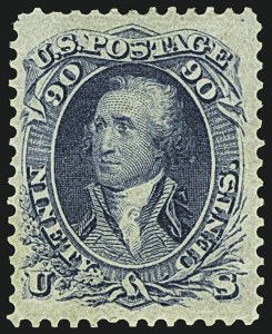 Sale 1109, Lot 602, 1861-66 Issue, Off-Cover, Cont. (Scott 69-78c)