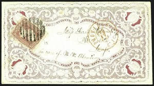 Sale 1109, Lot 625, 1861-66 Issue, On-Cover (Scott 62B-65)