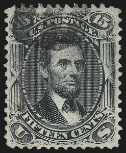 Sale 1109, Lot 655, 1867-68 Grilled Issue, Off-Cover (Scott 79-101)