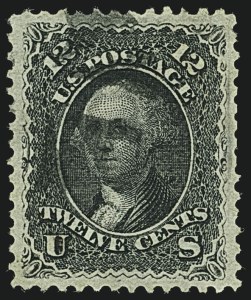 Sale 1109, Lot 659, 1867-68 Grilled Issue, Off-Cover (Scott 79-101)