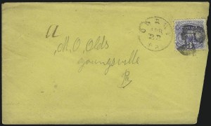 Sale 1109, Lot 690, 1869 Pictorial Issue, On-Cover (Scott 112-119)