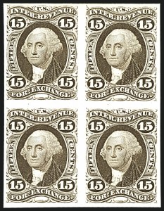 Sale 1110, Lot 1021, Revenue Proofs, First thru Second Issue