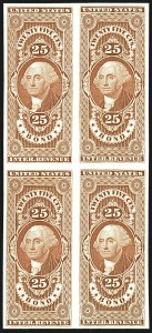 Sale 1110, Lot 1022, Revenue Proofs, First thru Second Issue