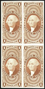 Sale 1110, Lot 1024, Revenue Proofs, First thru Second Issue