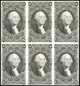 Sale 1110, Lot 1025, Revenue Proofs, First thru Second Issue