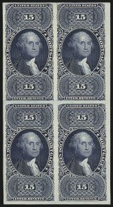 Sale 1110, Lot 1026, Revenue Proofs, First thru Second Issue