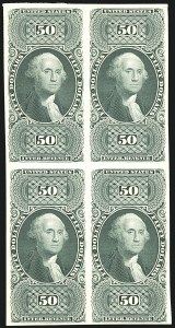 Sale 1110, Lot 1028, Revenue Proofs, First thru Second Issue